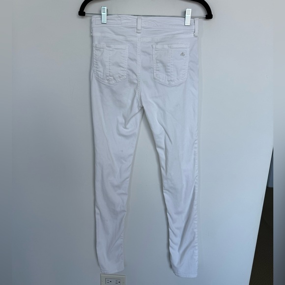 rag & bone Women's White Skinny Jeans - Picture 3 of 6